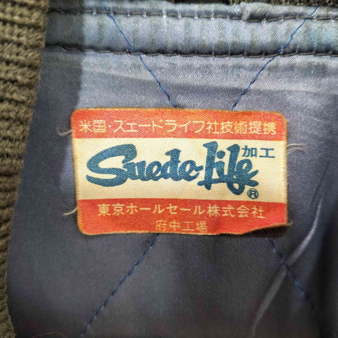 Suede Life 80-90s 胸刺繍スタジアムジャンパー メンズ S