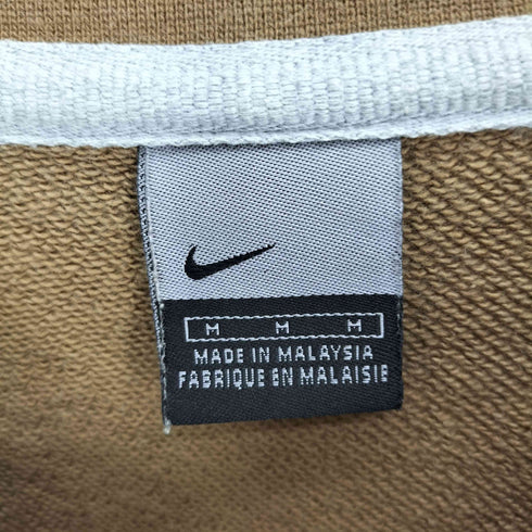 ナイキ NIKE 00S グレータグ スウッシュ 刺繍 ツートン クルーネック スウェット メンズ import:M