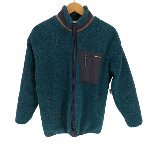 ニコアンド niko and... 19AW 配色 ワイド ボア ブルゾン フリース ジャケット メンズ import:M