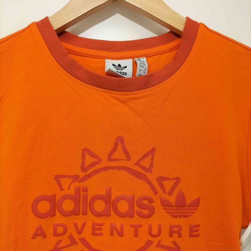 アディダスオリジナルス adidas Originals Adventure Logo Slim Tee - Orange レディース M