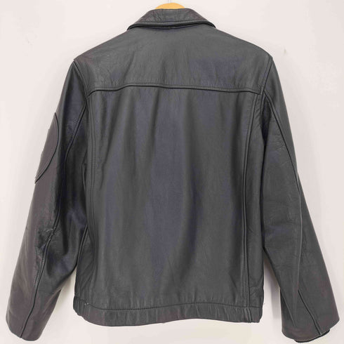 フレンチアーミー FRENCH ARMY 70-80s French Army Pilot Leather Jacket フランス軍 YKKジップ レザーパイロットジャケット メンズ 48