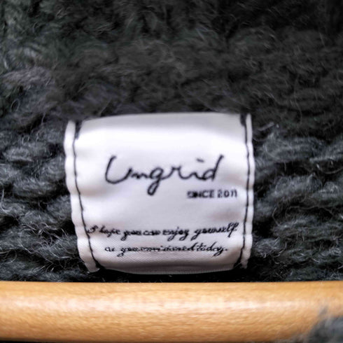 アングリッド Ungrid 23AW ローゲージハイネックショートニット レディース JPN:1