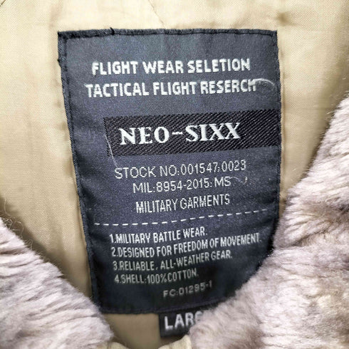 NEO-SIXX N-3Bフライトジャケット メンズ LARGE