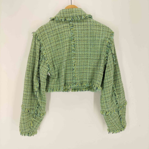 スライ SLY SPRING TWEED CROP ジャケット レディース FREE