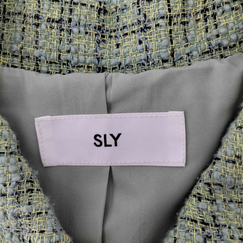 スライ SLY SPRING TWEED CROP ジャケット レディース FREE