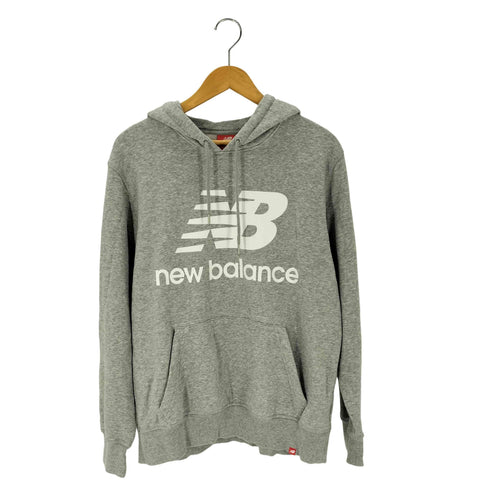 ニューバランス NEW BALANCE ロゴプリント プルオーバーパーカー メンズ JPN:L