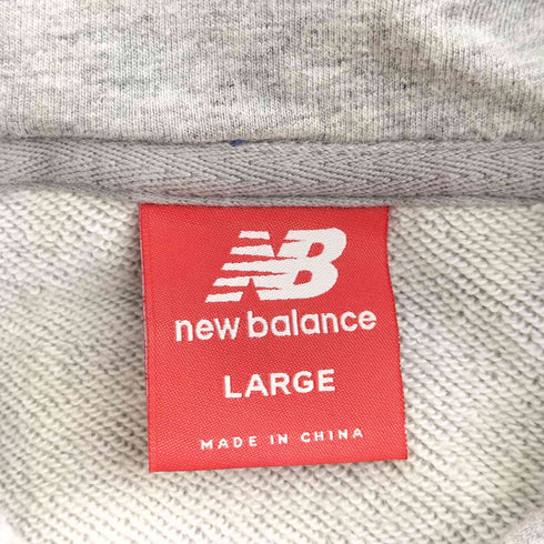 ニューバランス NEW BALANCE ロゴプリント プルオーバーパーカー メンズ JPN:L