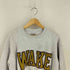 ザコットンエクスチェンジ THE COTTON EXCHANGE USA製 WAKEワッペン サイドパネル クルーネックスウェット メンズ import:XL
