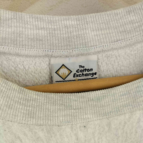 ザコットンエクスチェンジ THE COTTON EXCHANGE USA製 WAKEワッペン サイドパネル クルーネックスウェット メンズ import:XL