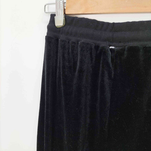 ROMWE ラインストーンフレアパンツ ベロア 十字架 クロス Y2K レディース JPN:XS