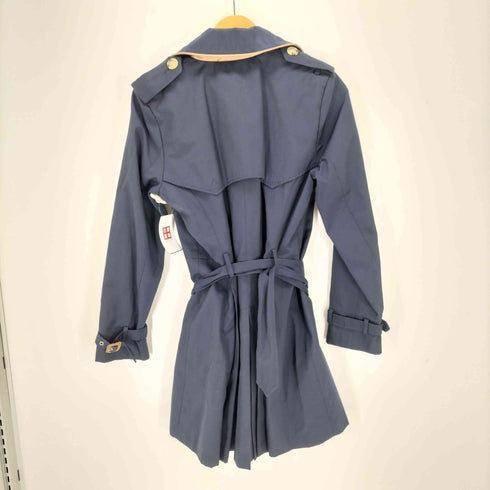 ローレンラルフローレン LAUREN RALPH LAUREN レザーパイピングトレンチコート レディース import:S