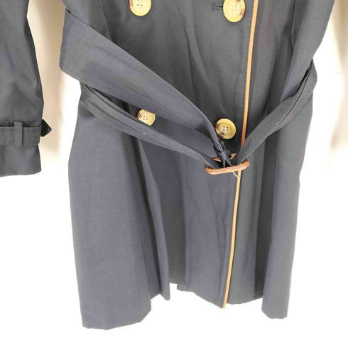 ローレンラルフローレン LAUREN RALPH LAUREN レザーパイピングトレンチコート レディース import:S