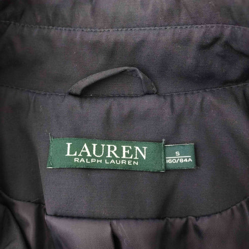 ローレンラルフローレン LAUREN RALPH LAUREN レザーパイピングトレンチコート レディース import:S