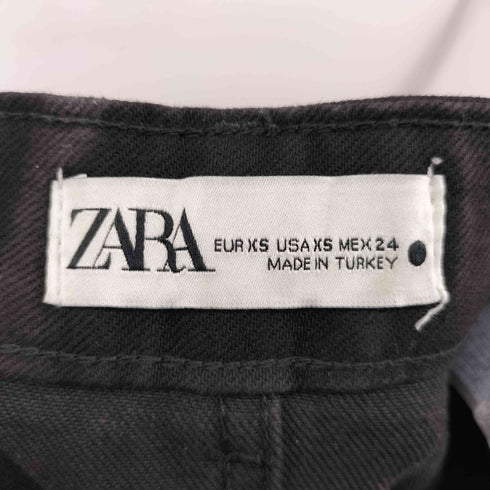 ザラ ZARA バックスリット デニムスカート レディース XS