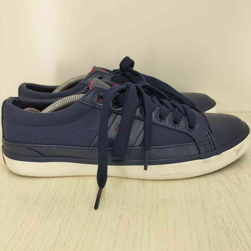 ポロラルフローレン POLO RALPH LAUREN ワンポイント刺繍キャンバス地ローカットスニーカー メンズ us7