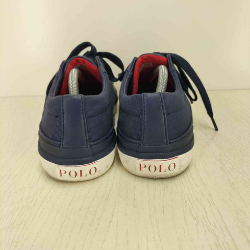 ポロラルフローレン POLO RALPH LAUREN ワンポイント刺繍キャンバス地ローカットスニーカー メンズ us7
