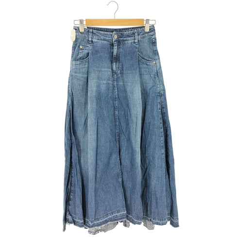 ヒステリックグラマー HYSTERIC GLAMOUR 裾ダメージ加工 ロングデニムスカート レディース JPN:S