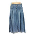 ヒステリックグラマー HYSTERIC GLAMOUR 裾ダメージ加工 ロングデニムスカート レディース JPN:S