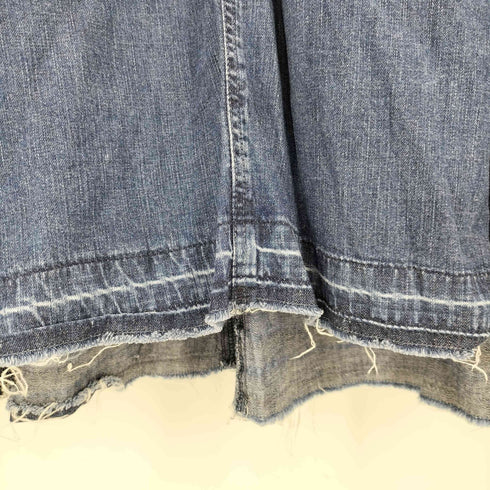 ヒステリックグラマー HYSTERIC GLAMOUR 裾ダメージ加工 ロングデニムスカート レディース JPN:S