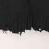 ダメージ加工デザイン タートルネックニットベスト レディース
