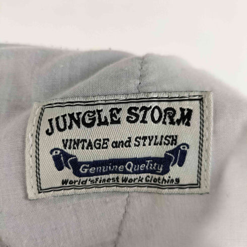 ジャングルストーム JUNGLE STORM ワイド カーゴパンツ メンズ カーゴデニム ワイド ボトム ストリート 加工 ワイド ボトム メンズ JPN:M