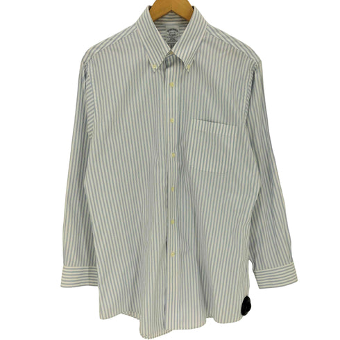 ブルックスブラザーズ BROOKS BROTHERS マレーシア製 ボタンダウンストライプドレスシャツ メンズ 151/2-32