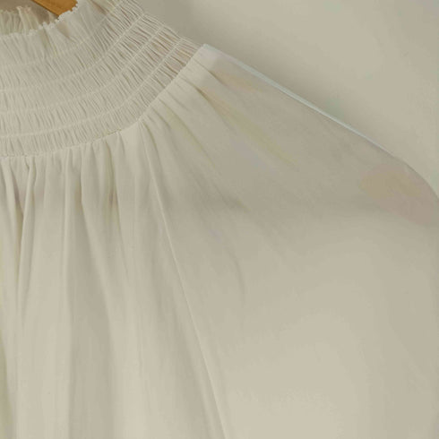ロペピクニック Rope Picnic シャーリングフリルブラウス レディース 38