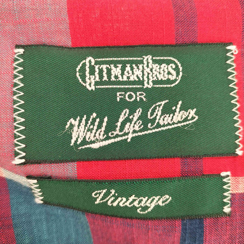 ギットマンブラザーズ GITMAN BROS. vintage USA製 別注 オープンカラーシャツ メンズ JPN:L