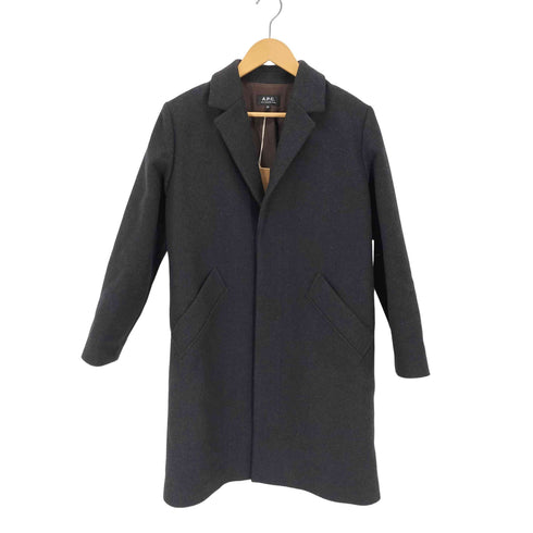 アーペーセー A.P.C. メルトンチェスターコート メンズ US:34