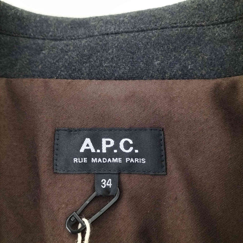 アーペーセー A.P.C. メルトンチェスターコート メンズ US:34