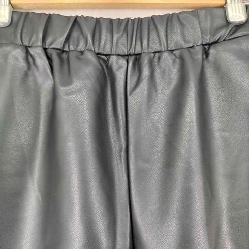 フェイクレザークロップドパンツ レディース JPN:L
