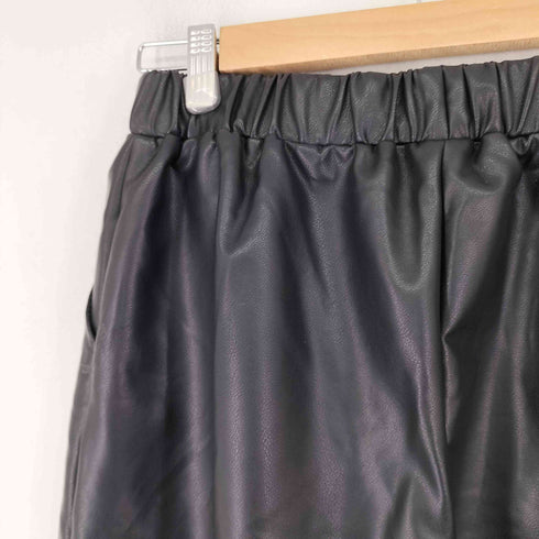 フェイクレザークロップドパンツ レディース JPN:L