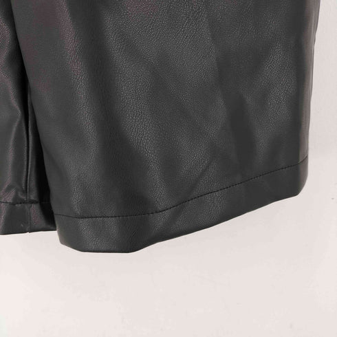 フェイクレザークロップドパンツ レディース JPN:L