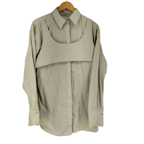 abor Bustier Layered Shirt ビスチェレイヤードシャツ レディース FREE