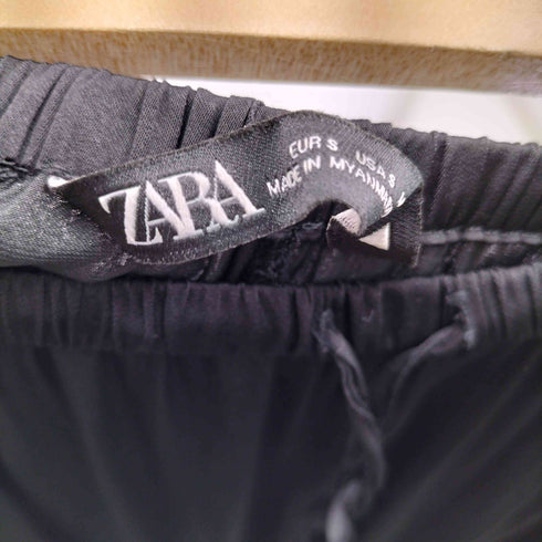 ザラ ZARA パラッツォパンツ ポリ地ワイドパンツ レディース JPN:S
