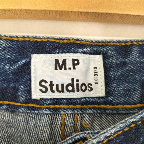 エムピーストゥディオス M.P Studios サイドスリッドデニムパンツ レディース 0.3