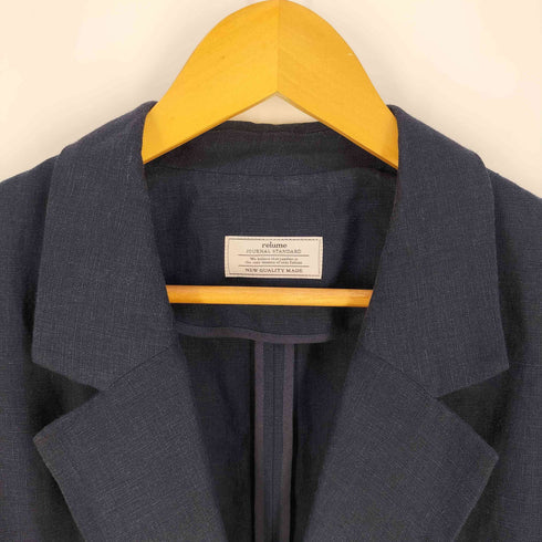 ジャーナルスタンダードレリューム JOURNAL STANDARD relume 麻シングルジャケット レディース 38