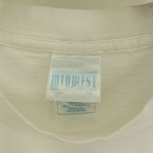 MIDWEST GRAPHICS 90S USA製 UNIVERSITY OF CALIFORNIA BERKELEY カレッジ プリント シングルステッチ S/S Tシャツ メンズ import:L