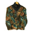 calabaza ハイネック総柄 L/S レースアップトップス レディース