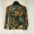 calabaza ハイネック総柄 L/S レースアップトップス レディース