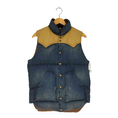 ロッキーマウンテンフェザーベッド Rocky Mountain FeatherBed DENIM DOWN VEST デニム ダウン ベスト メンズ 38