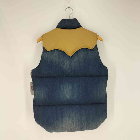 ロッキーマウンテンフェザーベッド Rocky Mountain FeatherBed DENIM DOWN VEST デニム ダウン ベスト メンズ 38