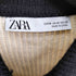 ザラ ZARA コントラスト アクリル ニット カーディガン レディース M