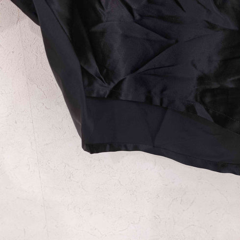 ヴェロニクブランキーノ Veronique Branquinho 90-00s MADE IN BELGIUM シルクサテン タートルネックブラウス ANTWERP レディース 36