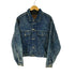 COTTON BLUE ウォッシュ加工 デニムトラッカージャケット メンズ