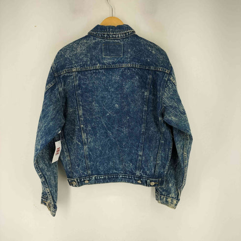 COTTON BLUE ウォッシュ加工 デニムトラッカージャケット メンズ