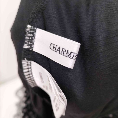 CHARMBERRYTIC シアードット柄ティアードスカート レディース JPN:L