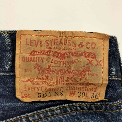 リーバイス Levis USA製 復刻 501XX ボタン裏555 バレンシア工場 BIG E 赤耳 デニムパンツ メンズ 30