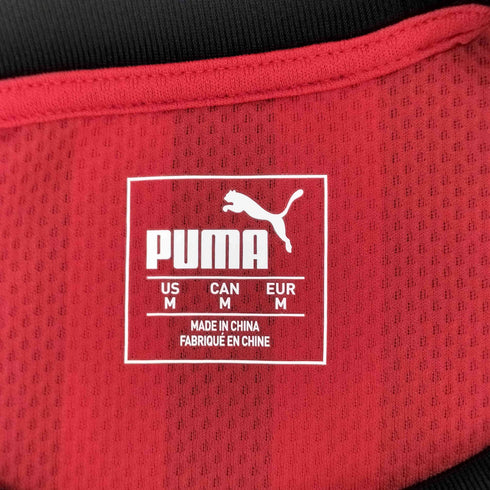 プーマ PUMA チーム ワッペン ストライプ 半袖ゲームシャツ メンズ import:M