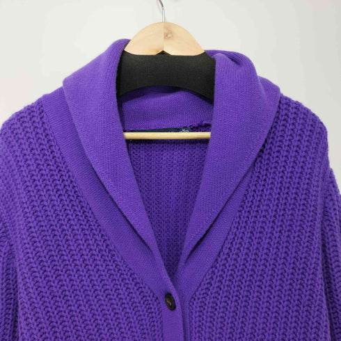 ラルフローレン RALPH LAUREN カシミヤ混 ショールカラーカーディガン レディース M